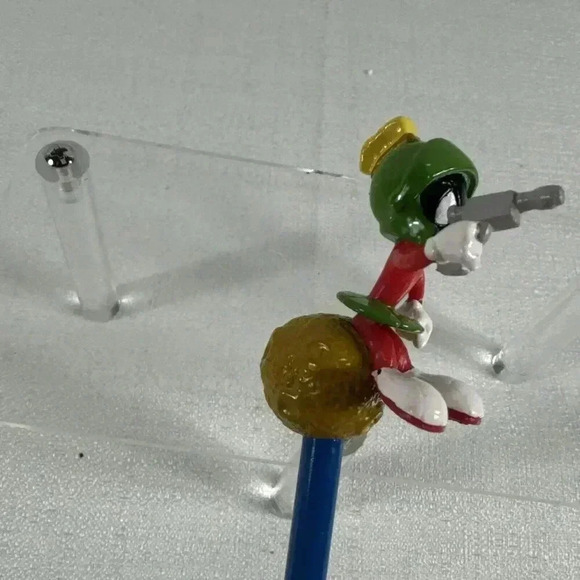 Looney Tunes‎ Marvin the Martian Figure on 9" Pencil Vintage 1995 Warner Bros - Picture 7 of 8